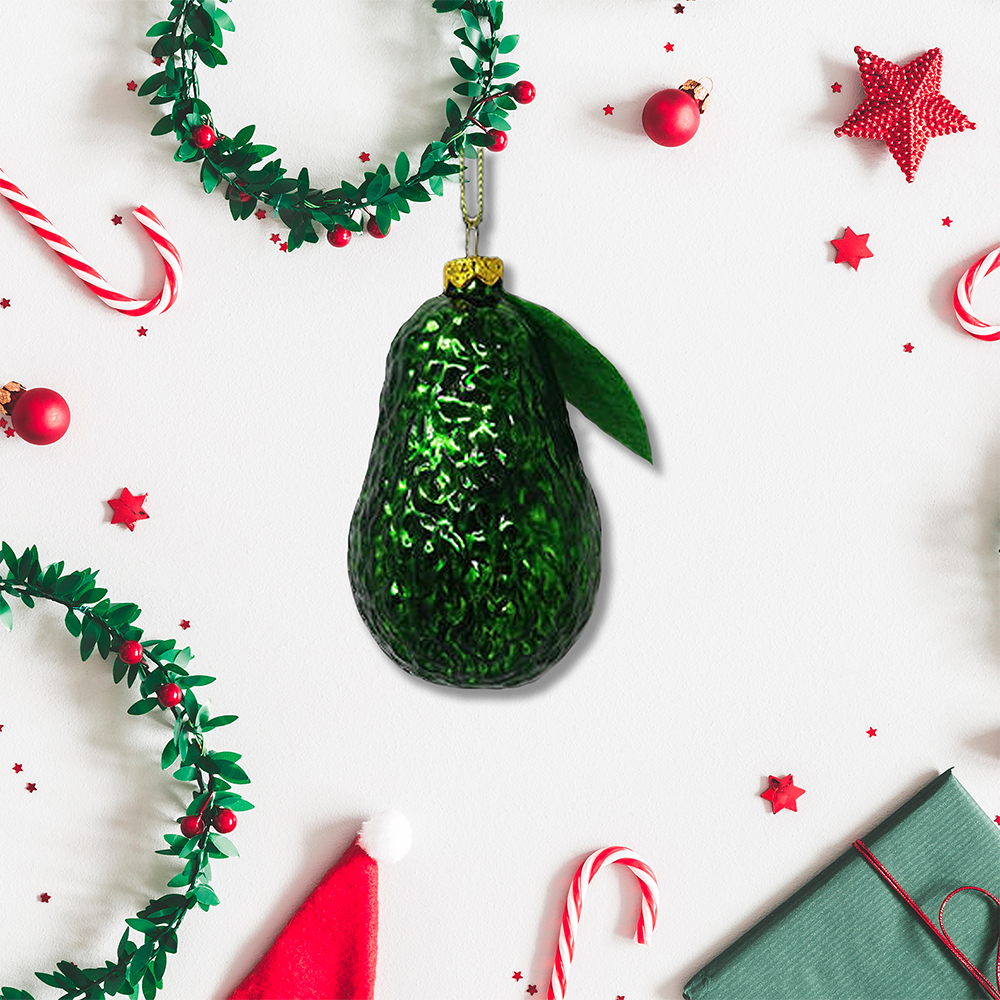 OrnamentallyYou - Wholesale Ornament - Avocado Glass Christmas Ornament3