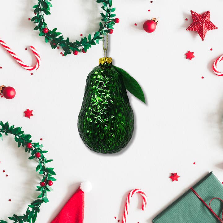 OrnamentallyYou - Wholesale Ornament - Avocado Glass Christmas Ornament3