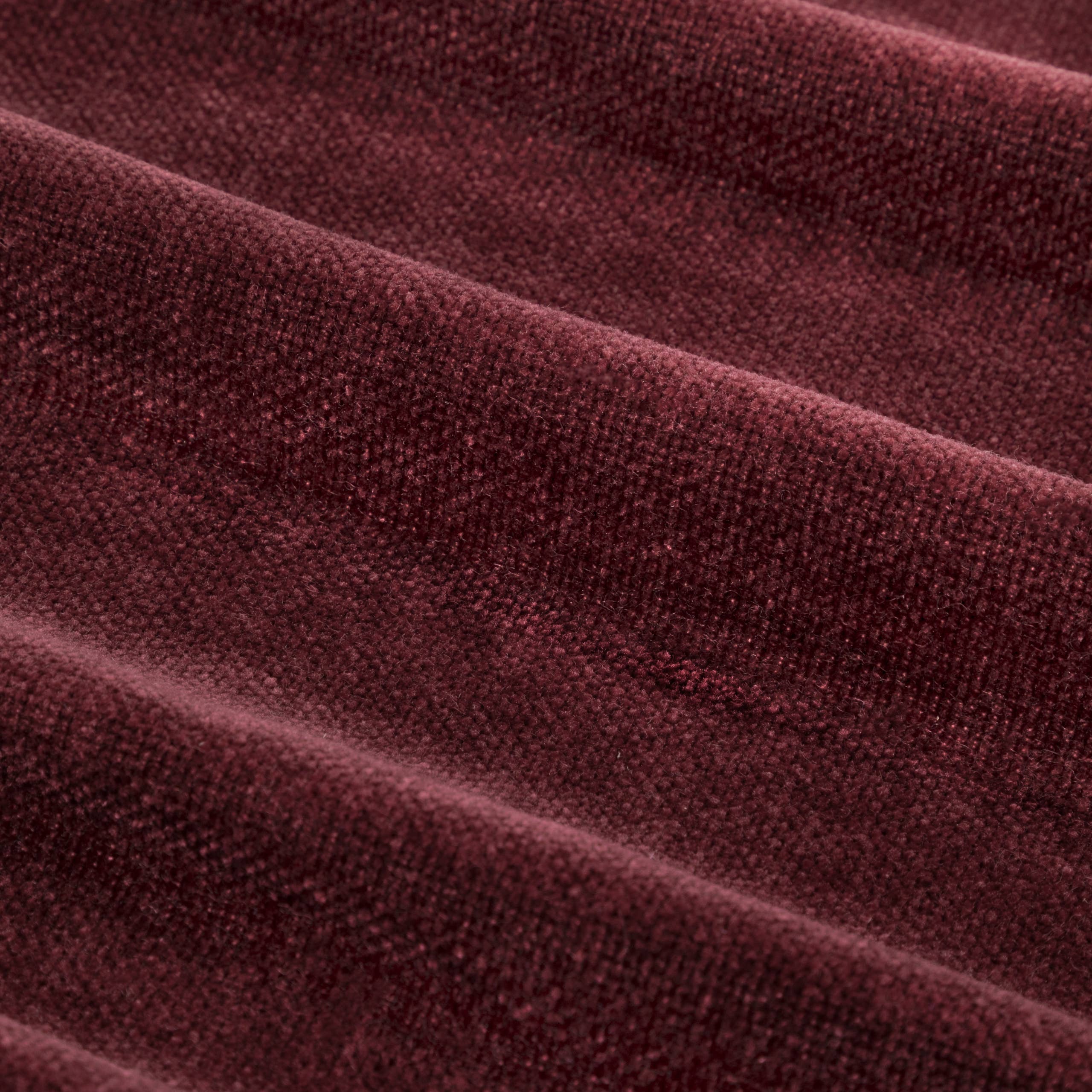 Heavy Chenille Room Darkening Pencil Pleat Curtains Beetroot for wholesale on Faire5