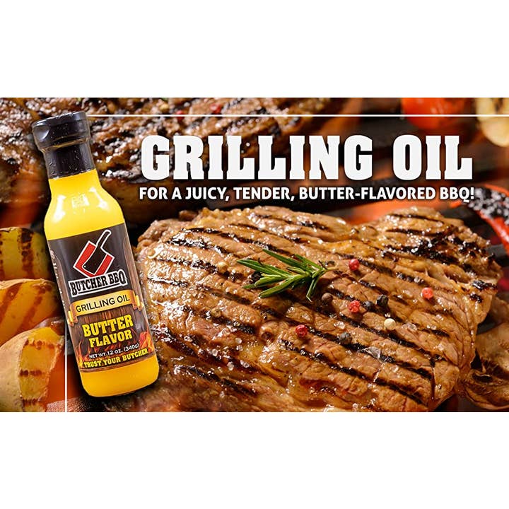 Butcher BBQ Inc - Wholesale Oil/Vinegar Dispenser - Grilling Oil Butter Flavor/ Turkey Injection