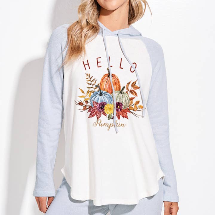 TB860G10469 - Pumpkin Hoodie Pajama Set for wholesale by Phil Love