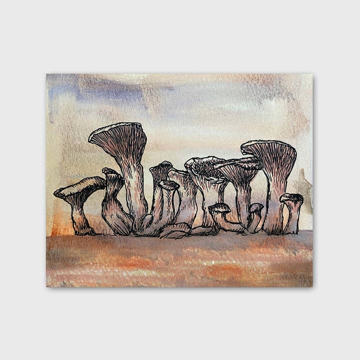 Kantareller Konstaffisch 8x10" för wholesale av Jeanelle Demers