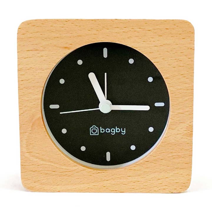 Bagby Minimalist Silent Alarm-Clock - Nature for wholesale by Bagby