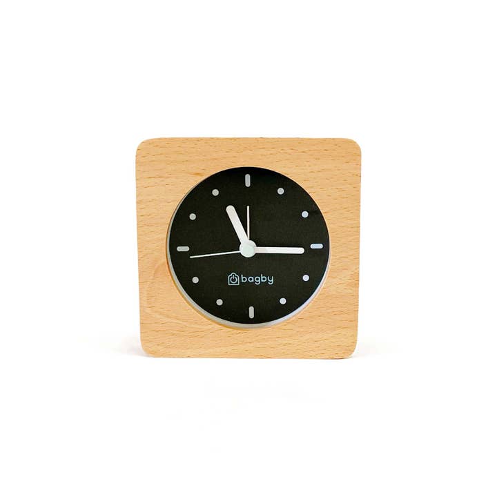 Bagby – wholesale Alarm clock – Bagby Minimalist Silent Alarm-Clock - Nature