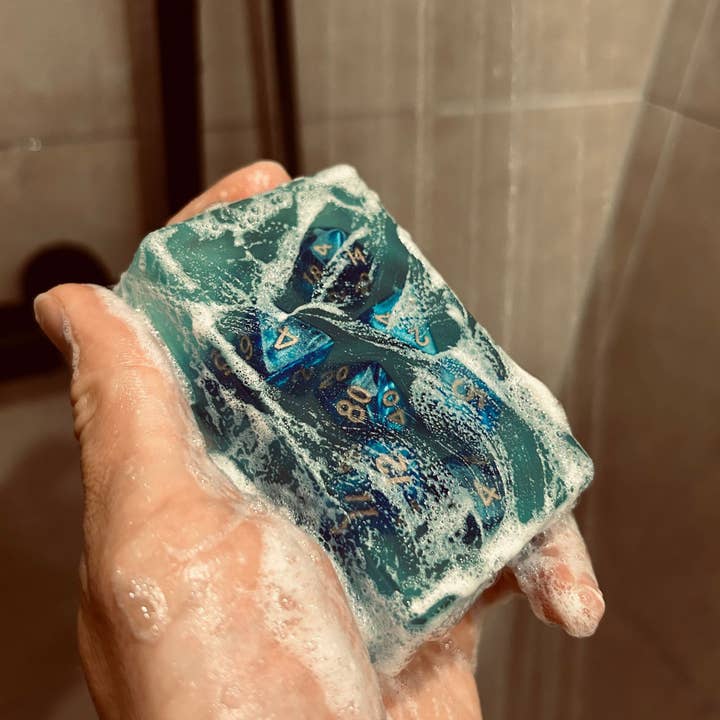 Dice Soap - Dungeons & Bubbles for wholesale by Fantasy-Scents
