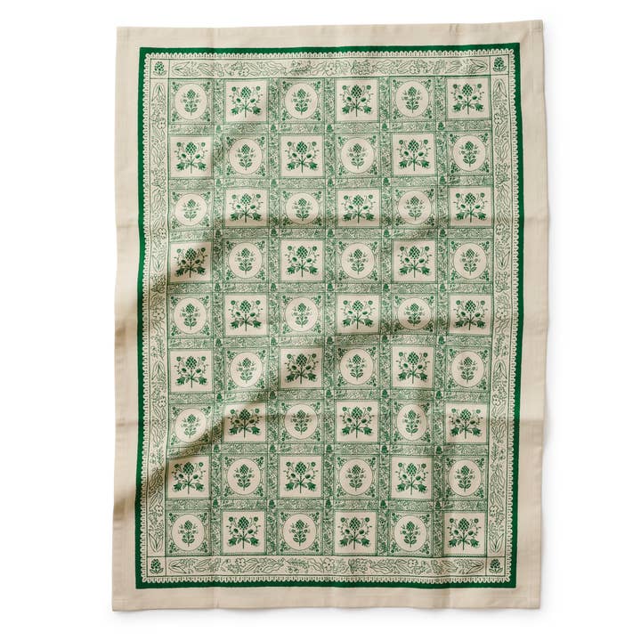 Artichoke Tea Towel for wholesale by Rifle Paper Co.