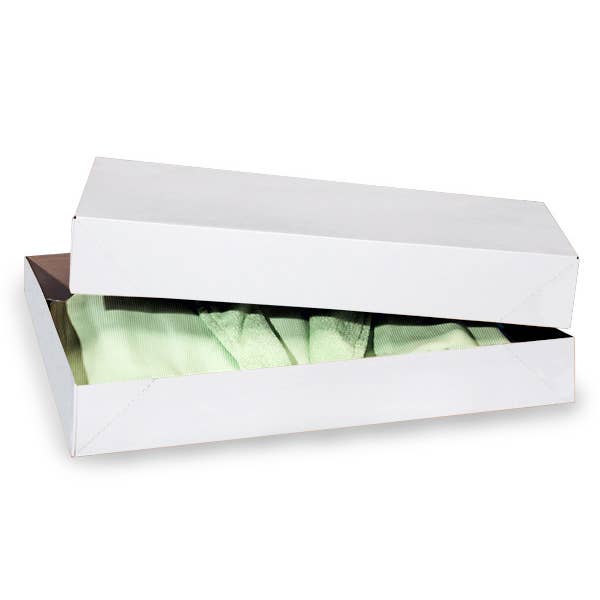 Recycled White Apparel Boxes for wholesale on Faire5