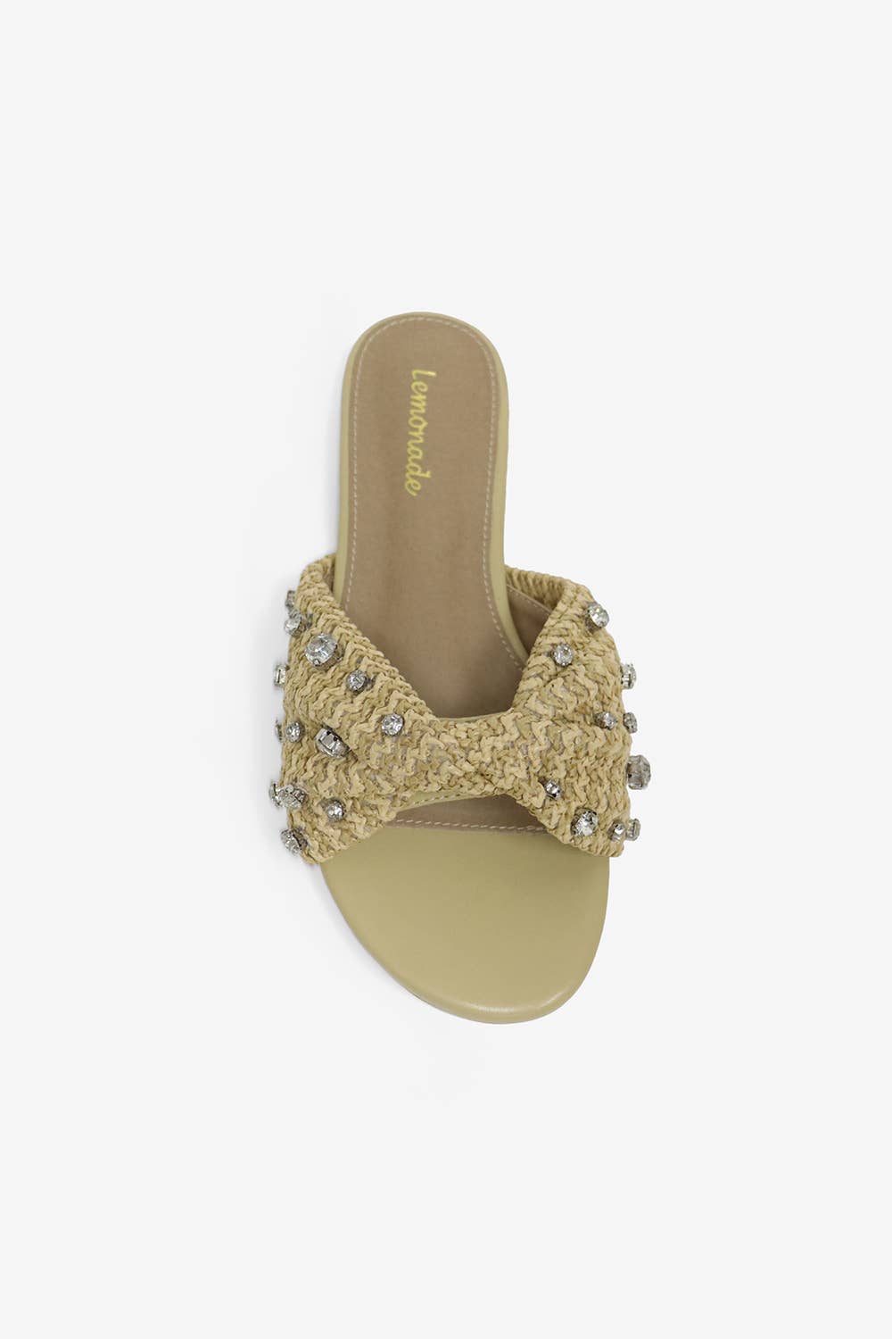 Lemonade Shoes - Vente Sandales – femme - MAYLEEN - Sandales à enfiler en raphia avec perles, style méditerranéen6