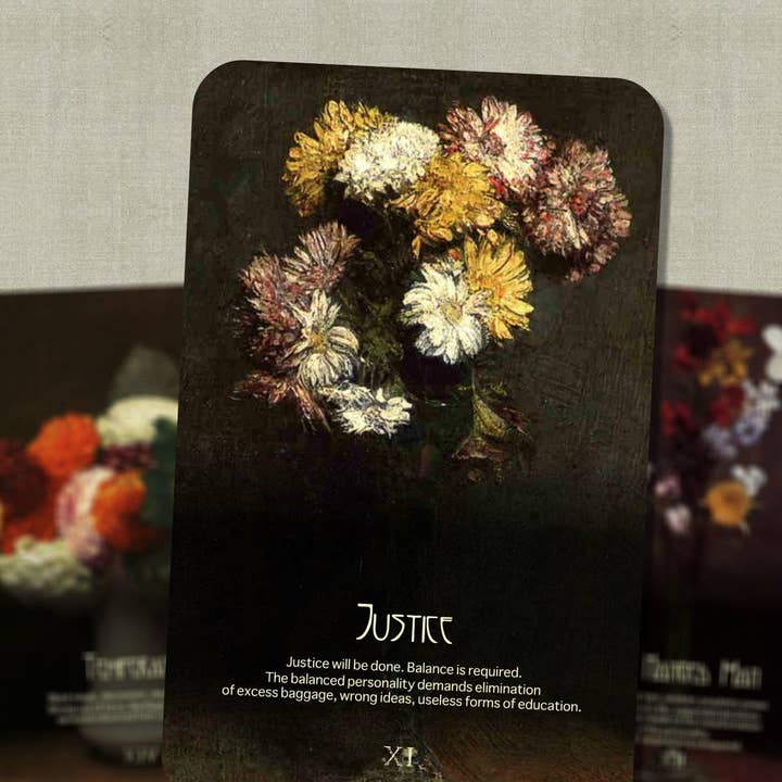 Ibiza Tarot USA - Wholesale Tarot Cards - Floral Tarot - Major Arcana - Henri Fantin-Latour art