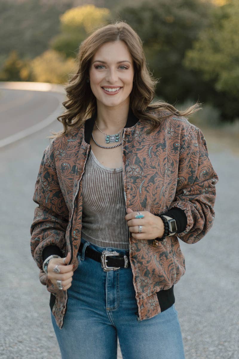 Sterling Kreek - Wholesale Bomber Jacket - Women's - Keep It Western Bomber Jacket