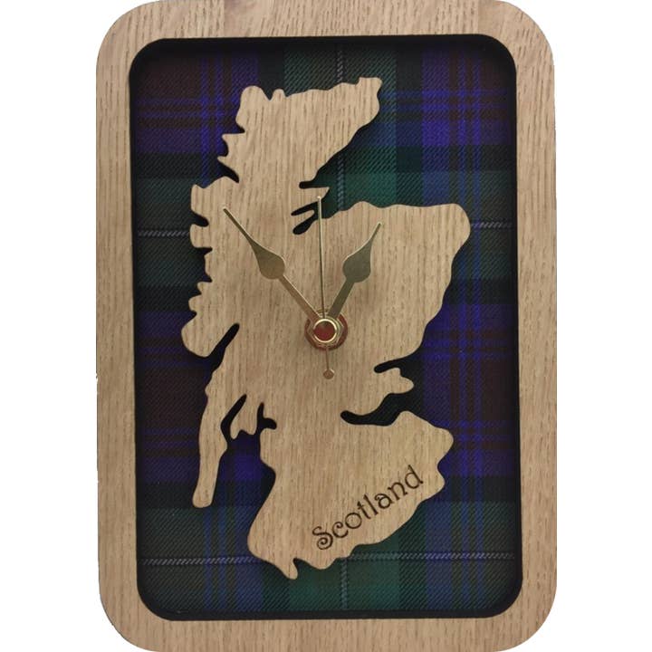 Scotland Map Clock | LC08/09 for wholesale by LT Creations