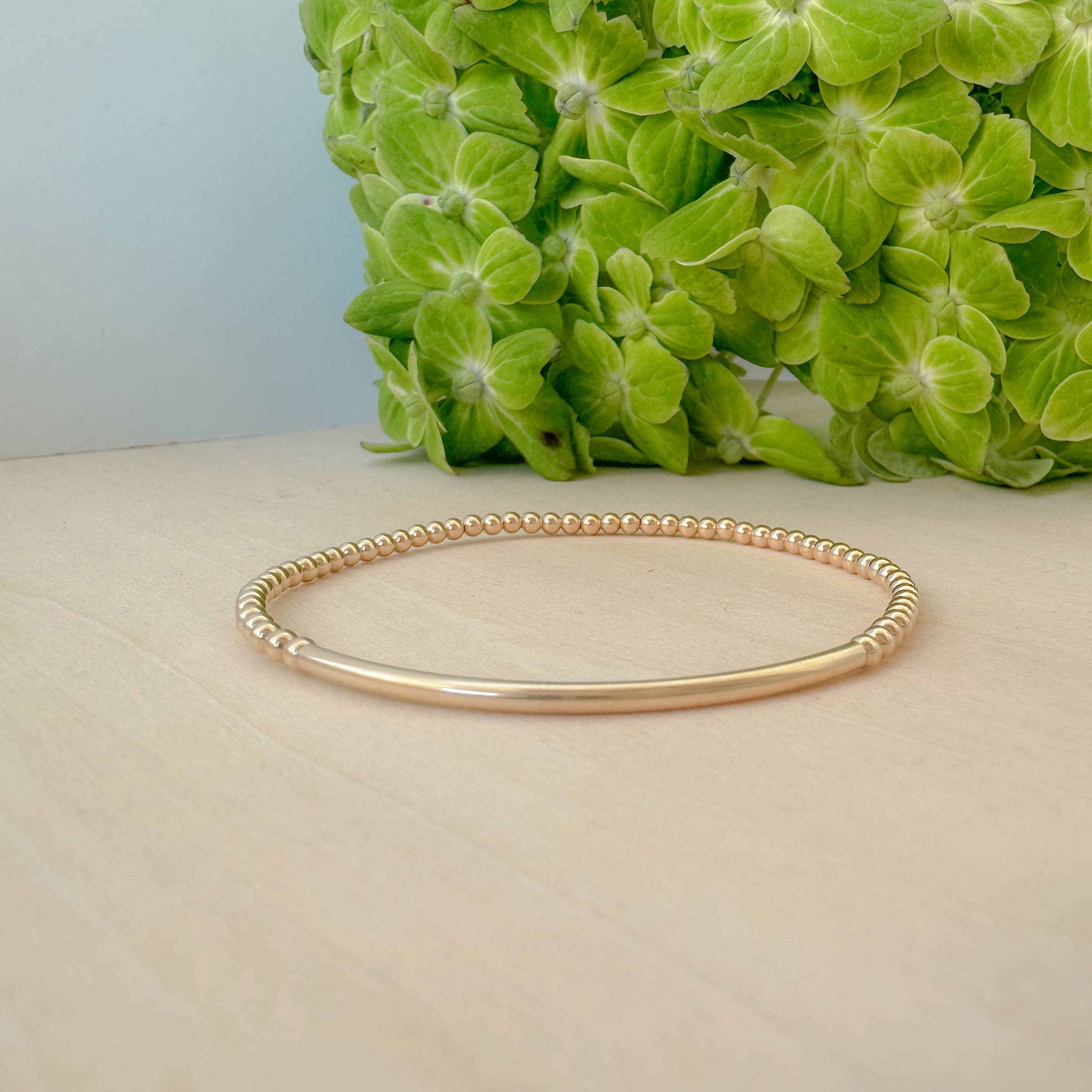 Amethyst and Opal - Wholesale Beaded Bracelet - Gold Bar Bracelet2