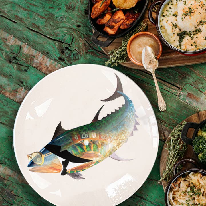 Bordy's - Wholesale Dinner Plate - Catchy - 3. The Nightlife Catch dinner plates1