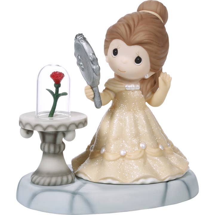 Precious Moments - Wholesale Decorative Figurine - Precious Moments Disney Belle with Mirror Figurine