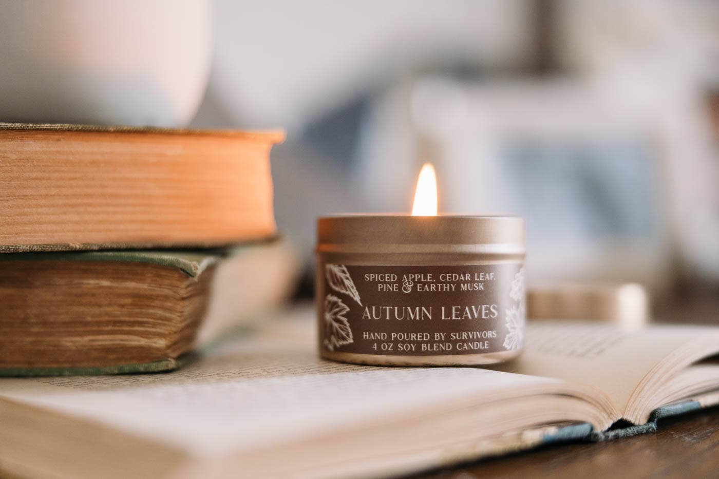 Freedom Studios - Wholesale Travel Candles - Autumn Leaves 4 oz Candle7