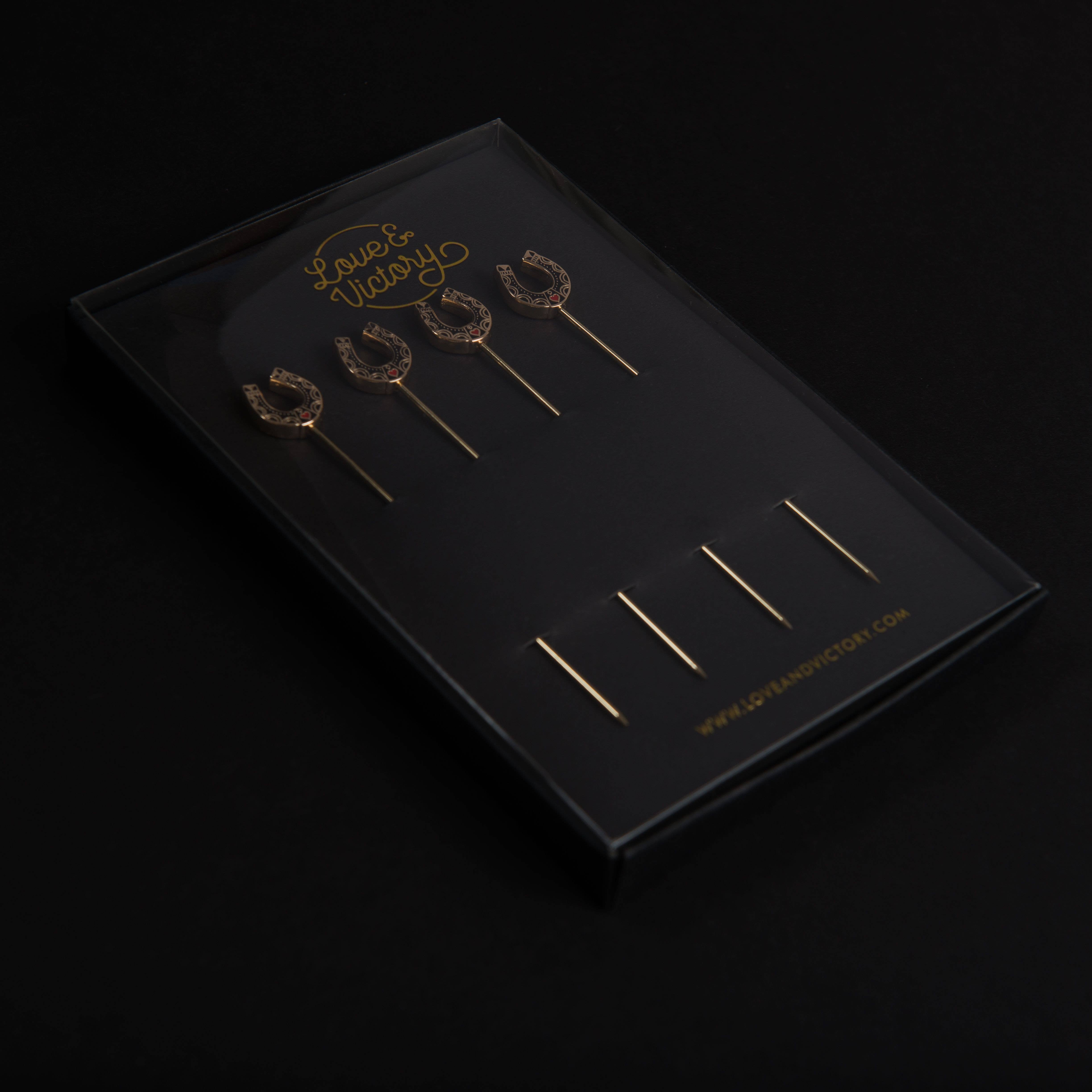 Love & Victory - Wholesale Cocktail Pick - Western Horseshoe Cocktail Picks2