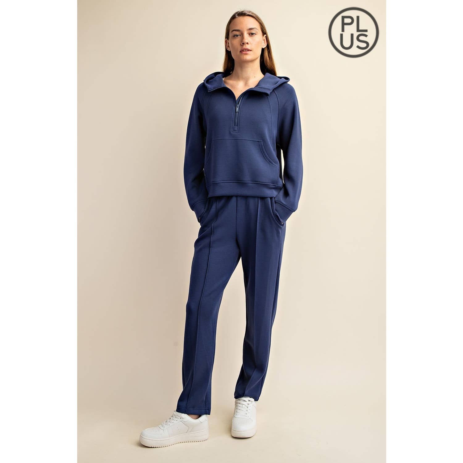 Rae Mode - Wholesale Broek - Dames - PLUS SIZE MODAL SCUBA PINTUCK BROEK31