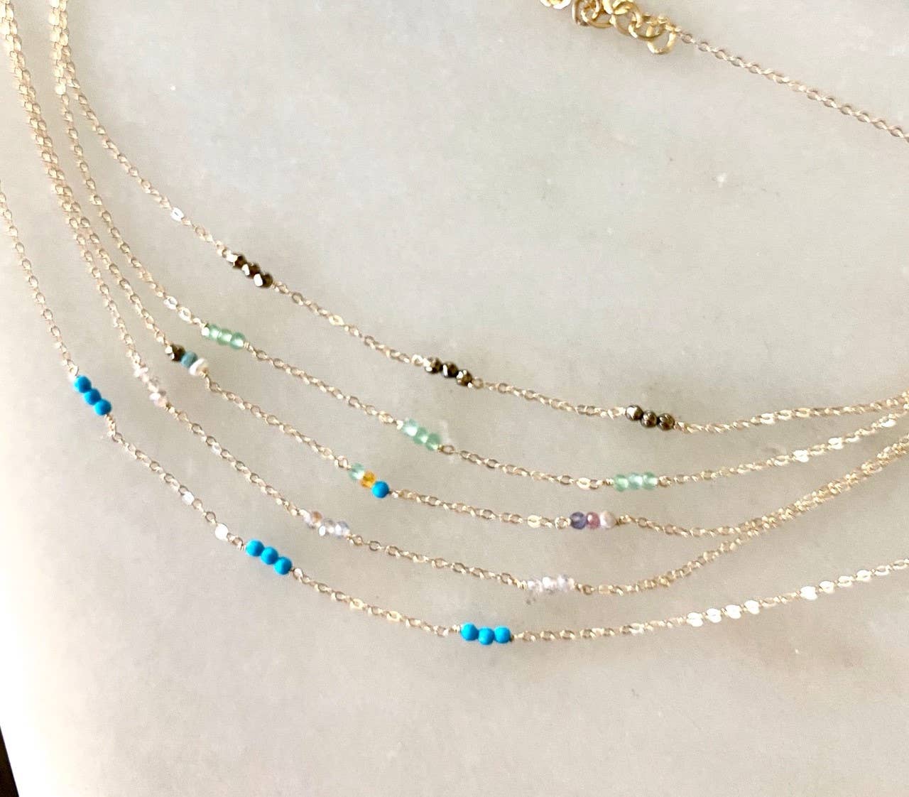 Sonya Renee Jewelry - Venta al por mayor Collares de cuentas/perlas - Maricarmen oro10