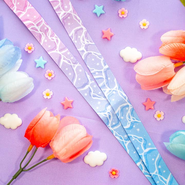 Unicorn Eclipse - Wholesale Lanyard - Women's - Vaporwave Water Lanyard1