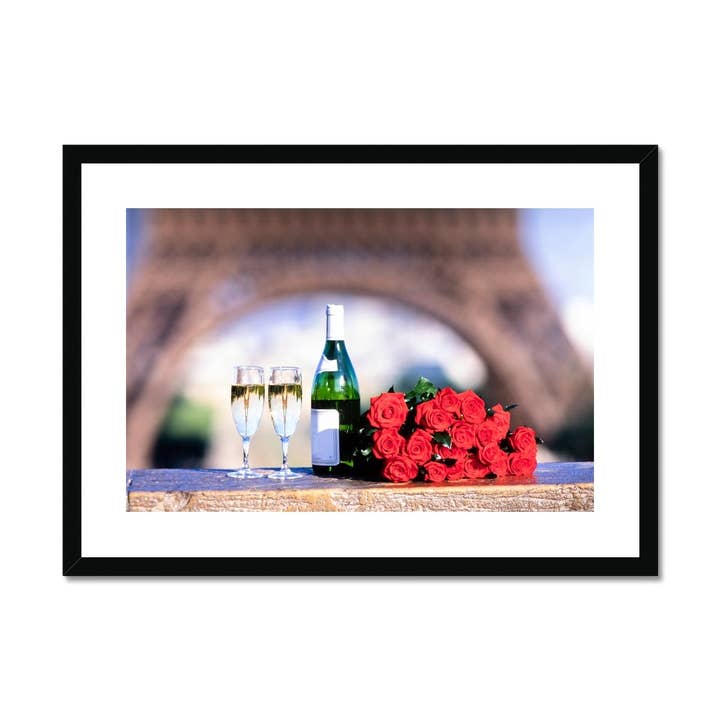 Impression encadrée et montée Romance in Paris pour la vente par Sorbey