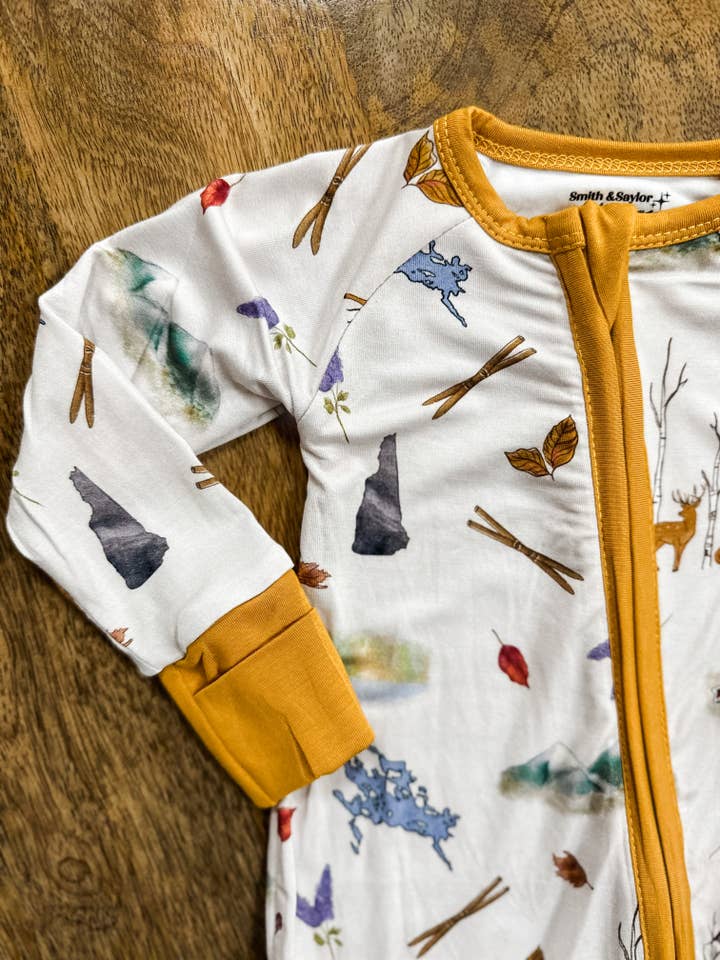 Pyjama en bambou de l'État du New Hampshire pour la vente par With Love, From Collection