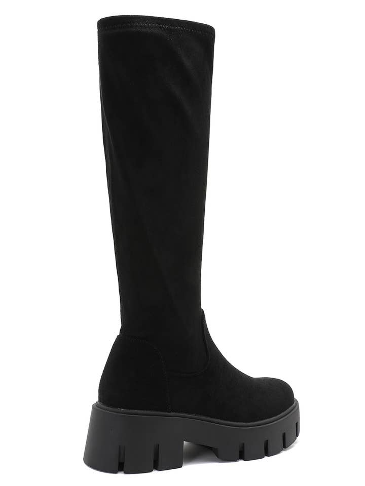 Joia Paris - Wholesale Booties - Women's - Minimalist high boots with thick sole WZ-1232