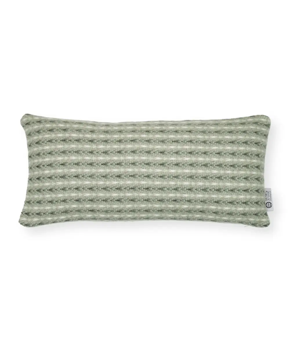 So Cosy Ltd. – wholesale Throw pillow cover – Flow Pure New Wool 30x60 cm Cushion Cover – Gentle Green0