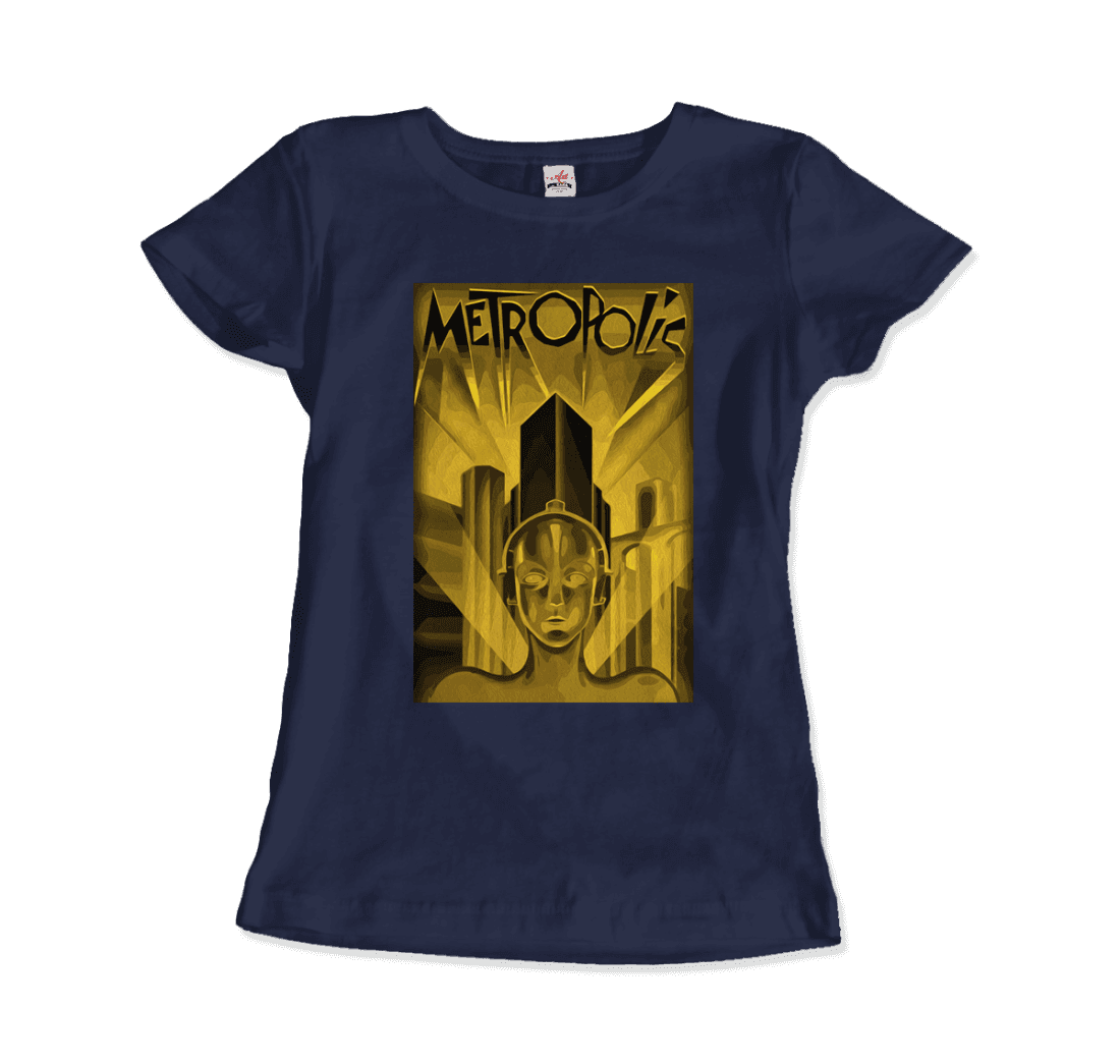 Art-O-Rama Shop – wholesale T-shirt (graphic) – unisex – Metropolis - 1927 Movie Poster Reproduction in Oil Paint T-Shirt10