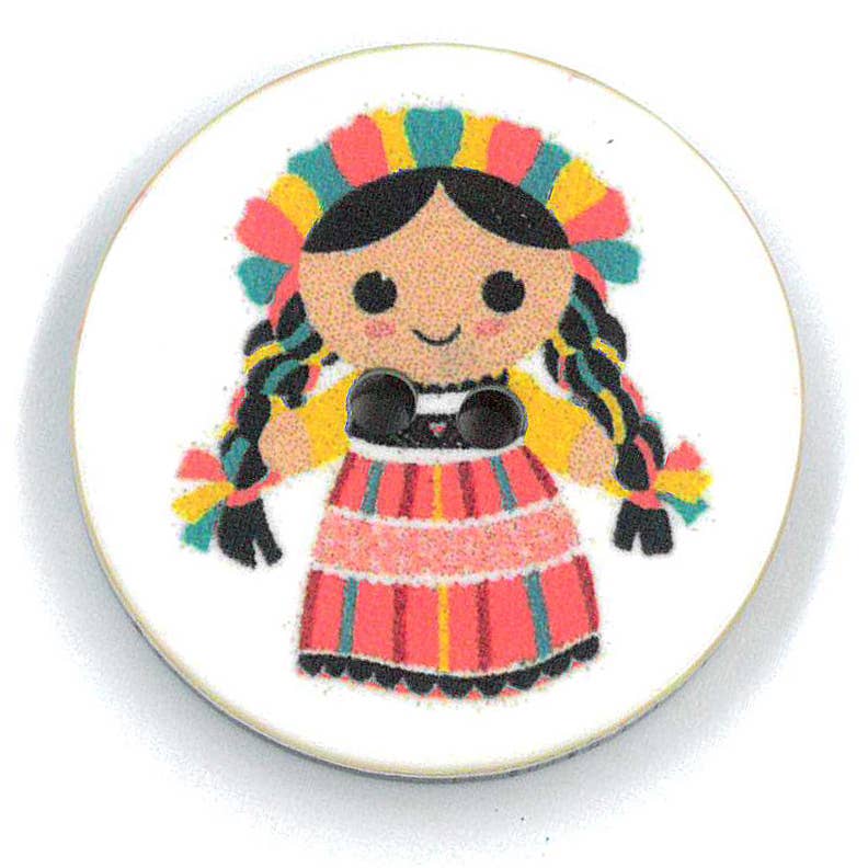 NEMARK - Wholesale Sewing Button/Snap - MEXICO PRINTED BUTTON MODEL 10