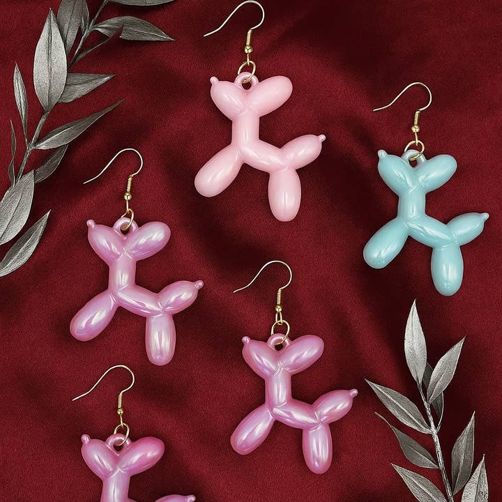 Wild & Free - Wholesale Dangle Earrings - Pendientes de perro globo1