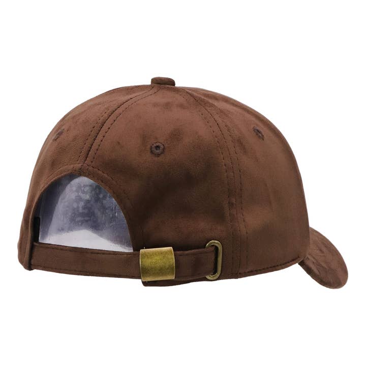 Cap Zone - Wholesale Baseball cap – Unisex - Premium Vegan Suede Strap-back Baseball Cap5