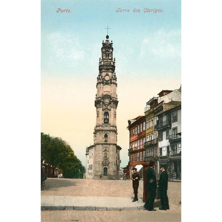 Found Image Press - Wholesale Sticker - Sticker MF-576 Torre dos Clerigos, Porto, Portugal