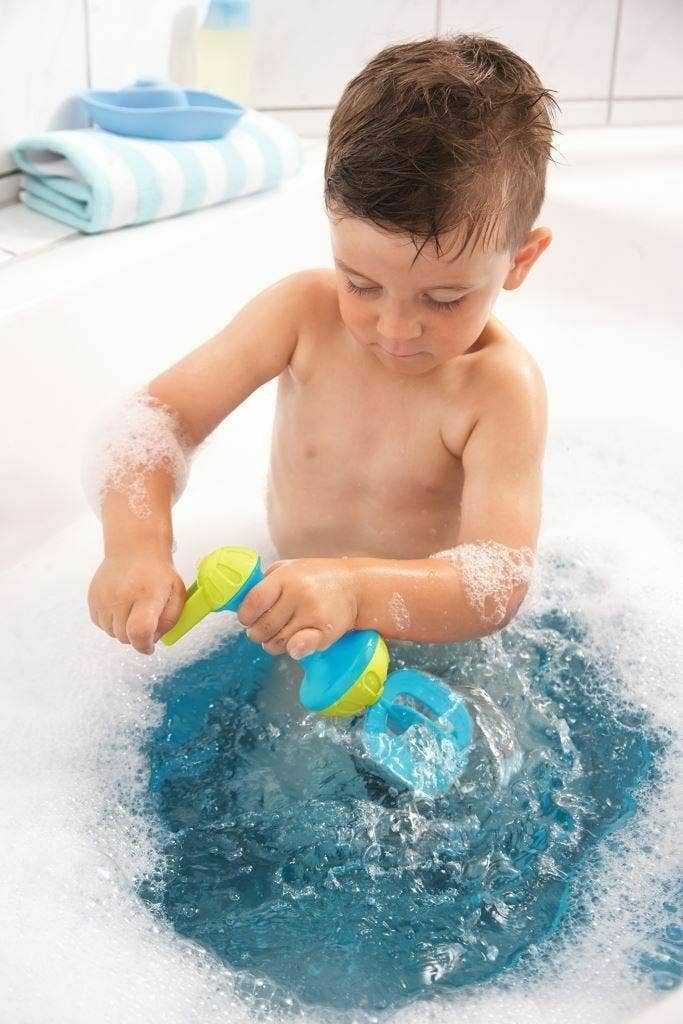 HABA USA - Vente Jouet pour le bain – bébé - Fouet pour bain moussant en bleu2