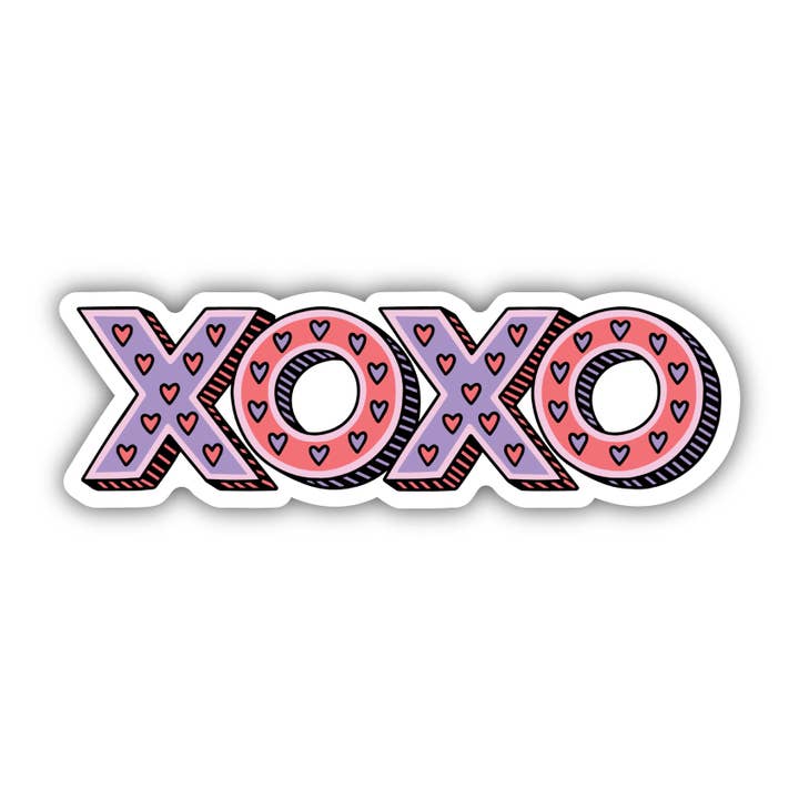 XOXO Valentine's Day Sticker for wholesale by Big Moods