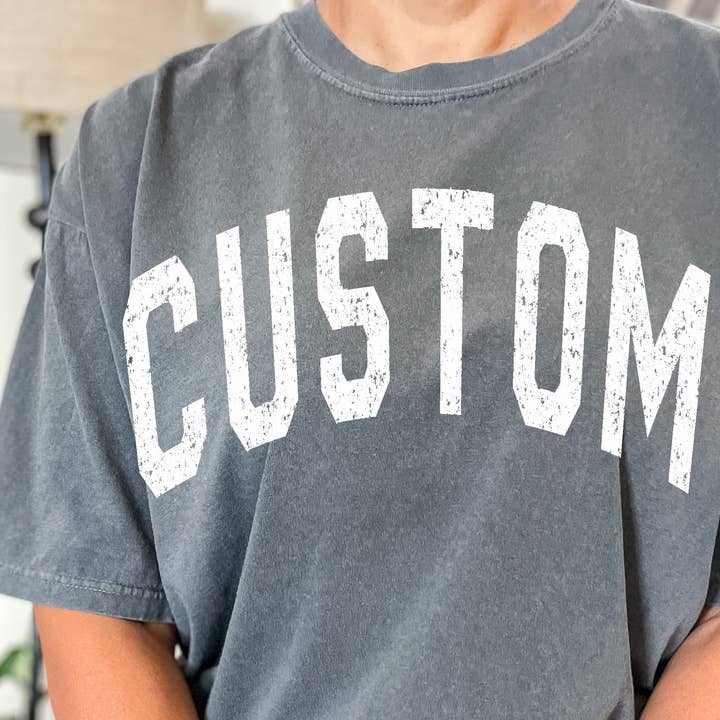 One Nine - Wholesale Screen Printed T-Shirt - Women's - Custom Printed Comfort Color Tees/ Small Business Owner