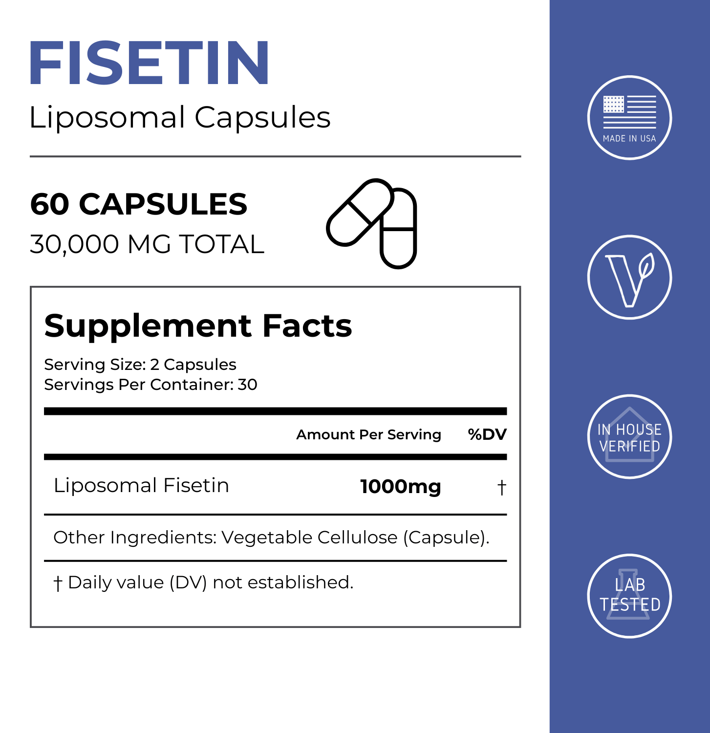 Neurogan Health - Wholesale Voedingssupplement/vitamine - Liposomale Fisetine Capsules1