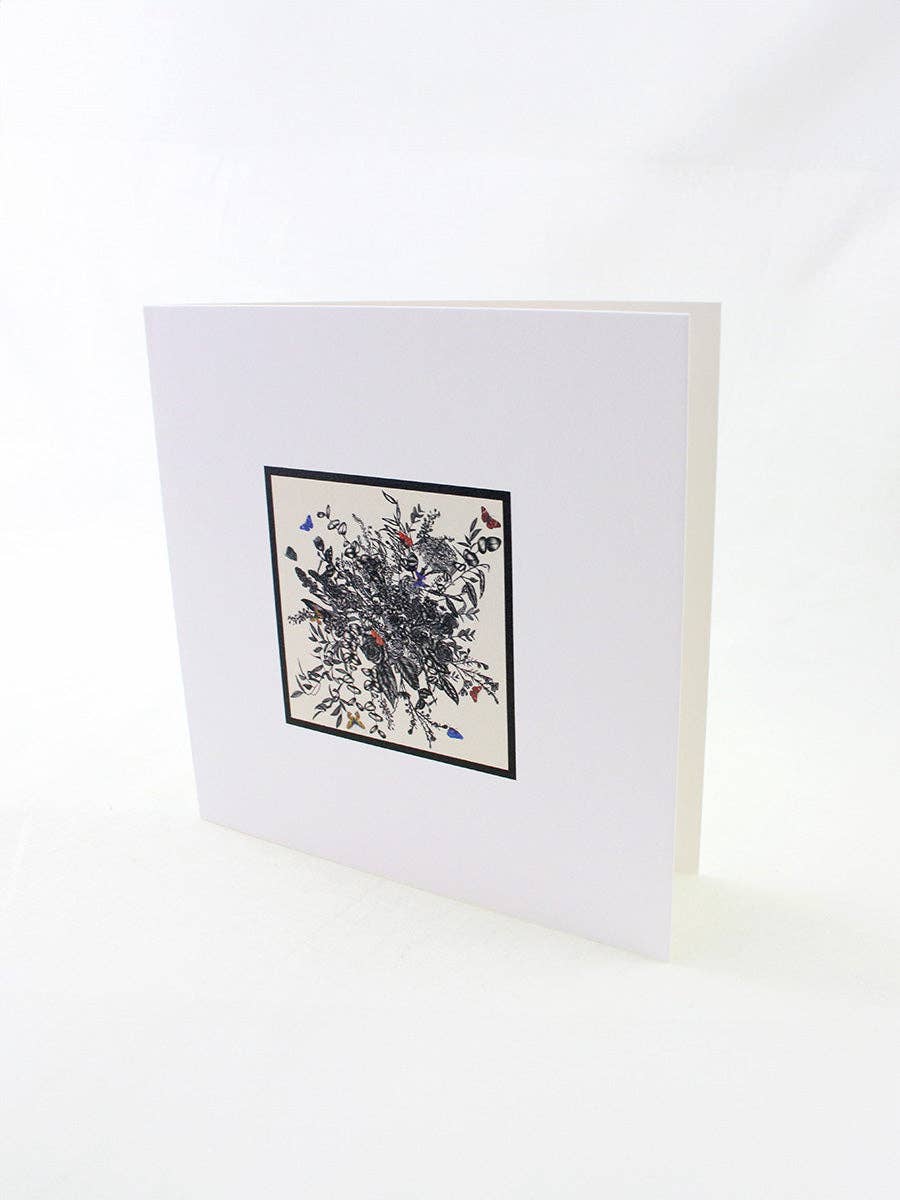 Shaku - Vendita all'ingrosso Biglietti di auguri generici - Carta Butterfly Bouquet5