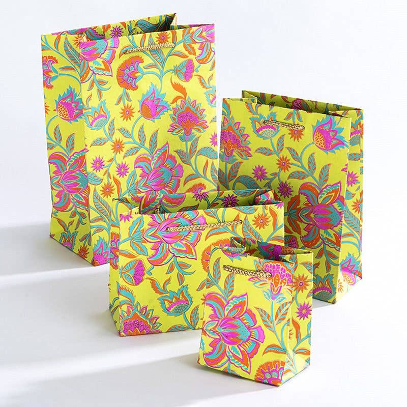 Trellis Print Mini Gift Bags