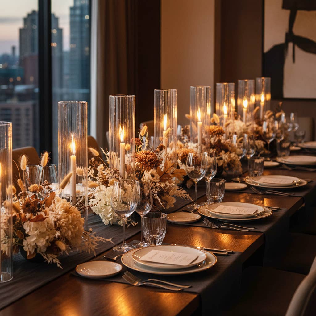 Claro Chaminé de Vidro Plissada (A-20" x D-4") para venda a revendedores na Faire2