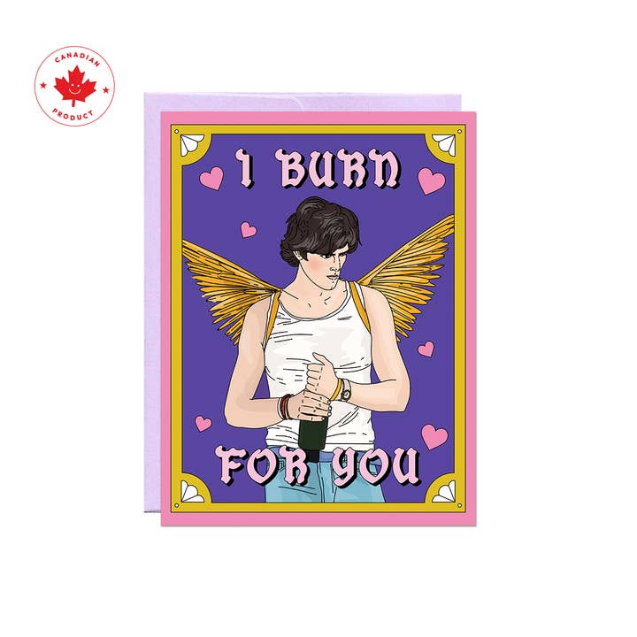 Party Mountain Paper co. - Wholesale Valentine's Day Card - I Burn For You Felix | Last Chance