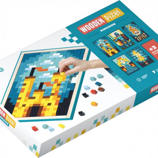 Rompecabezas de madera Pixel Mosaic Kingdom, 700 piezas para venta al por mayor de Wooden Toys