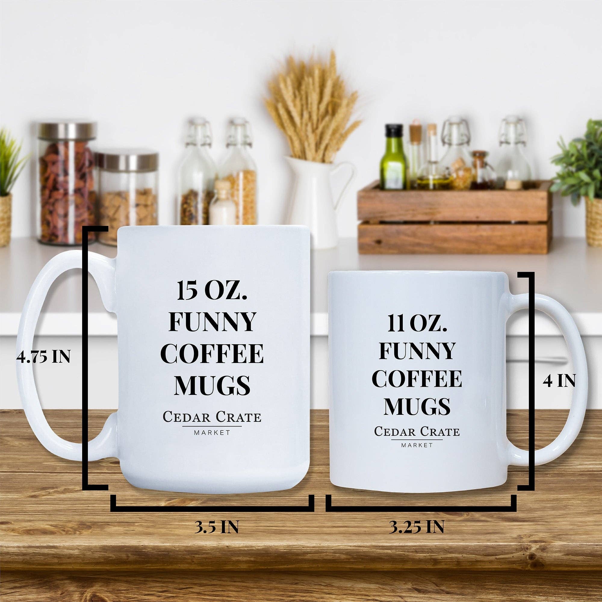 Cedar Crate Market - Wholesale Coffee Mug -  Coffee Mug - I'd Shank A Bitch For You Right In The Kidney2