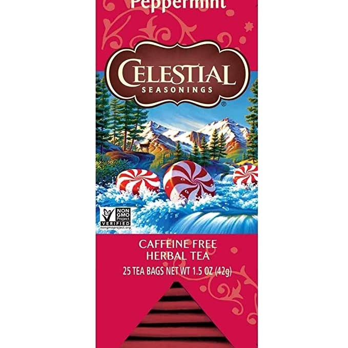 EcoQuality - Wholesale Tea Bags - Celestial Seasonings Herbal Tea, Caffeine Free, 25 Tea Bags