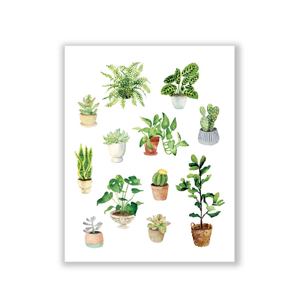 Kathryn Voss Design - Wholesale Art Print - Green Thumb1