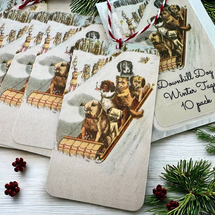 Dog Gift Tags – Set of 10 for wholesale by Firefly Notes