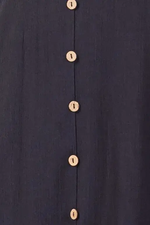 Final Touch - Vente Robe – femme - Robe fluide en mousseline épaisse avec boutons contrastants - ND40209-HV9