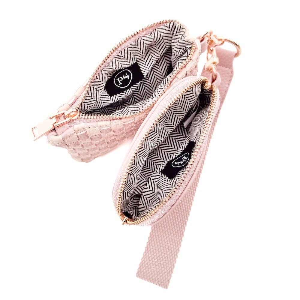 Pretty Simple - Wholesale Wristlet - Wonderlust Woven Dual Pouch Wristlet Wholesale11