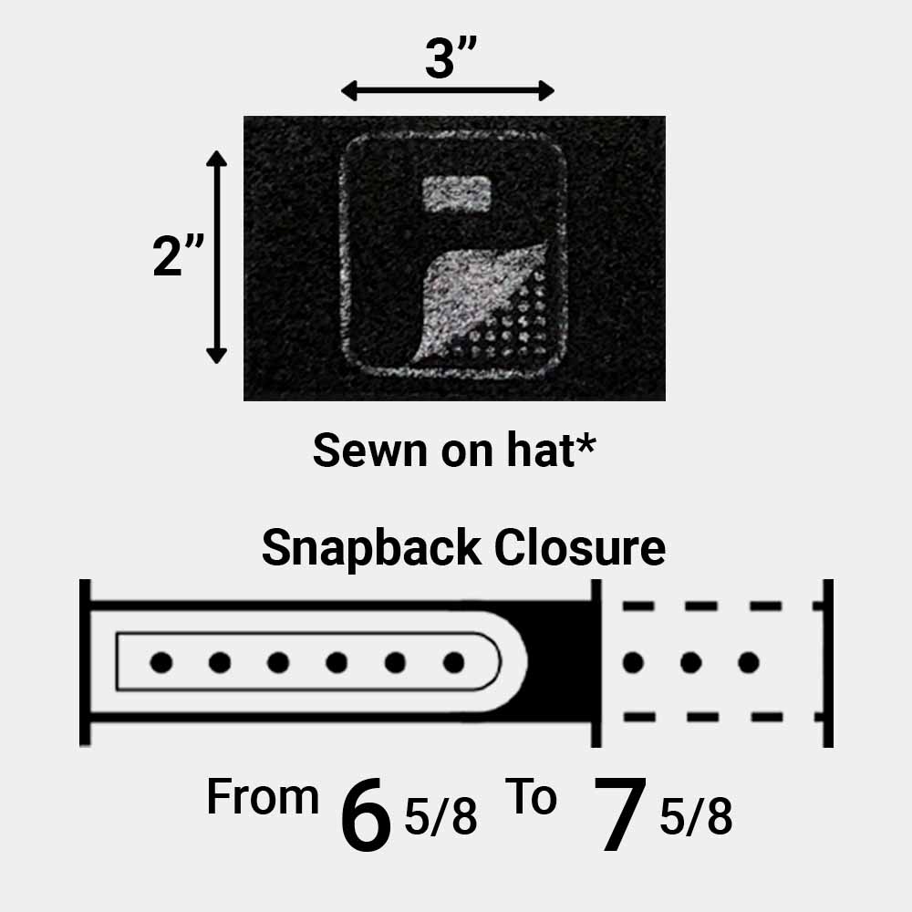 Charcoal Black Trucker Curved Bill Snapback Hat by Pull Patch (Charcoal/Black) for wholesale on Faire3