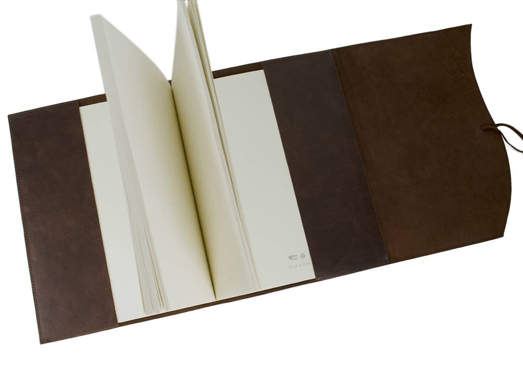 Creatico – Großhandel Tagebuch – Leatherkind Capri Notizbuch, A4, nachfüllbar, Geschenkset mit Stift37