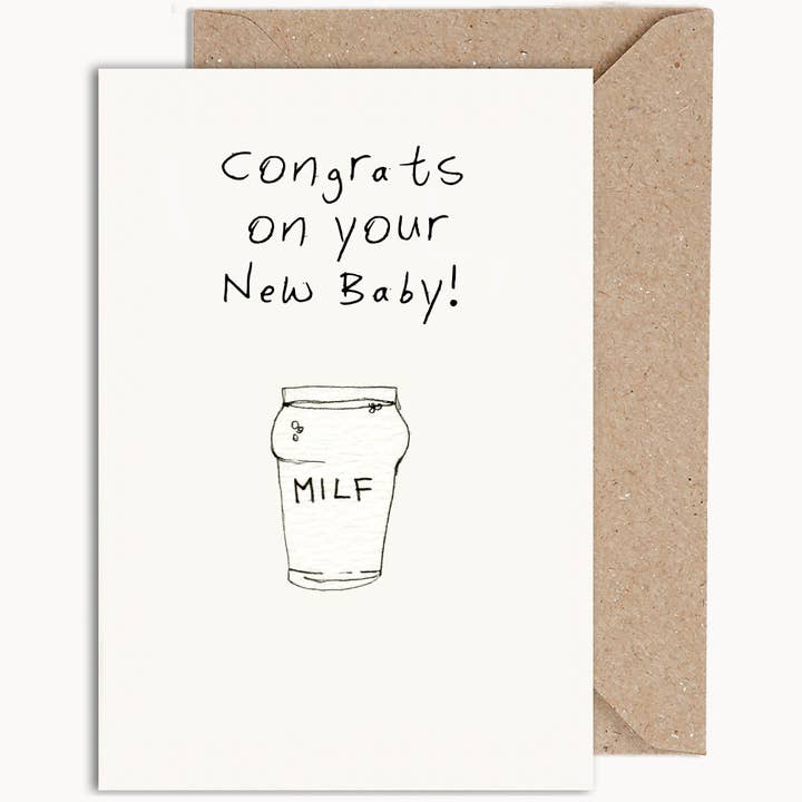 WeirdWatercolours - Wholesale Baby Card - Congrats On Your New Baby